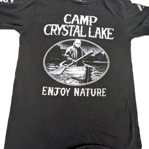 Camp Crystal Lake Enjoy Nature  Long Sleeve Tee Small
